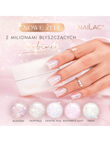 Nowa kolekcja 5 żeli NaiLac z efektem Flash - zestawienie odcieni