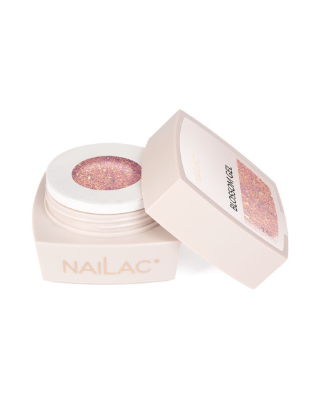 Otwarty słoiczek żelu NaiLac Flash Blossom Gel NaiLac 15g