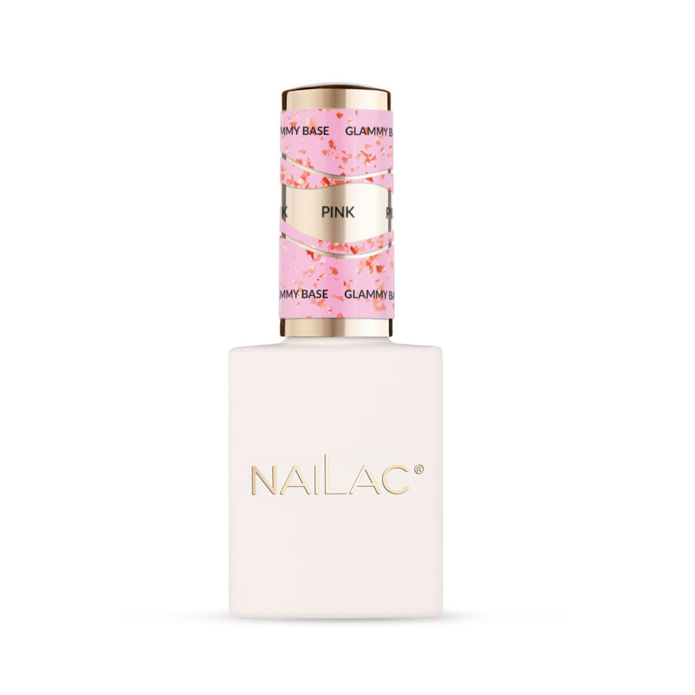 Rubber Base Glammy Base Pink NaiLac 10ml
