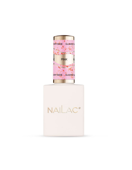 Rubber Base Glammy Base Pink NaiLac 10ml