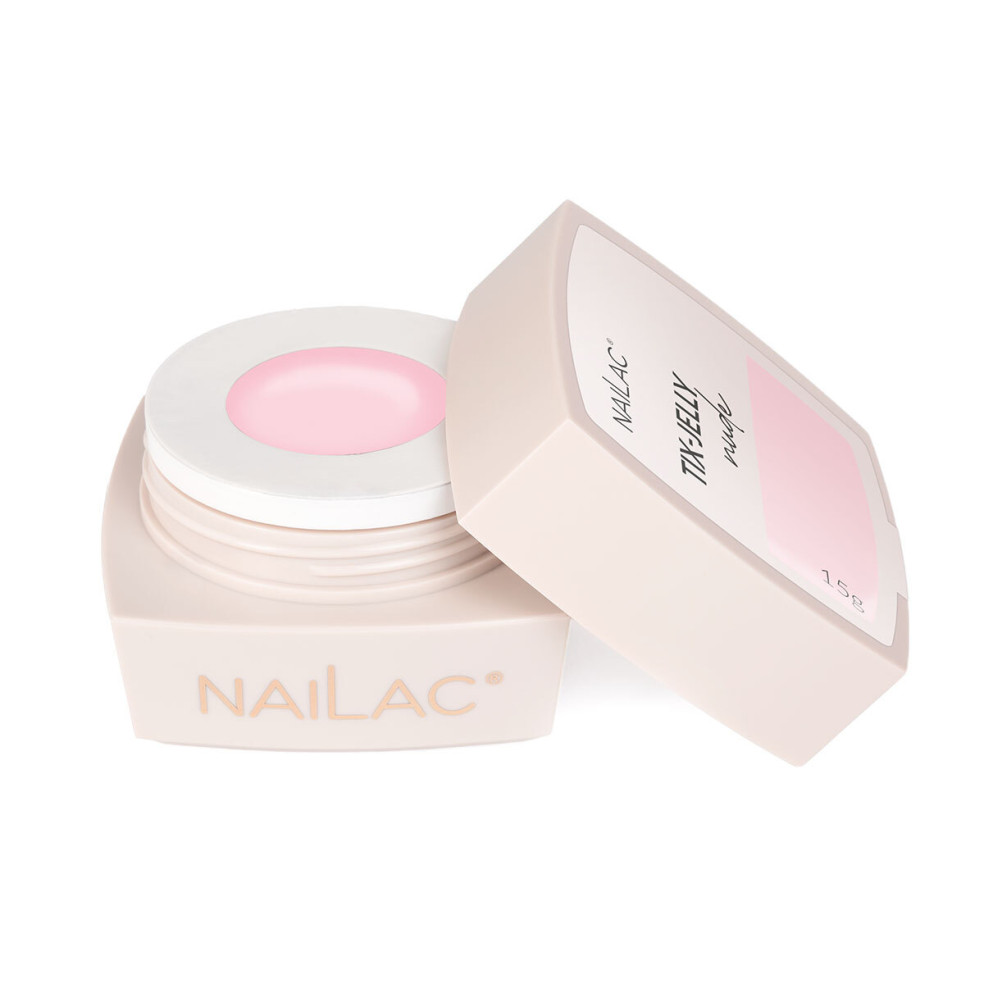 słoiczek z żelem do przedłużania paznokci TiX-Jelly Nude NaiLac 15g