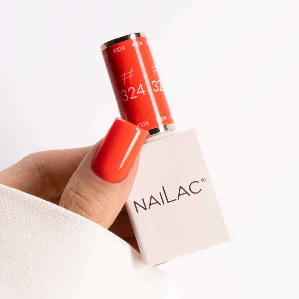 kciuk z buteleczką lakieru #324 NaiLac