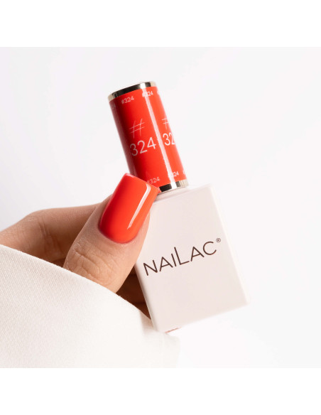 kciuk z buteleczką lakieru #324 NaiLac
