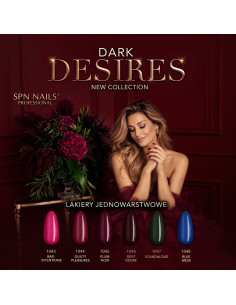 Kolekcja lakierów hybrydowych Dark Desires SPN Nails na jesień 2026