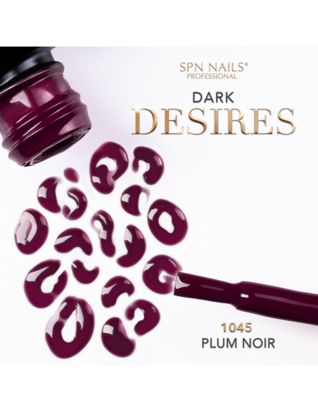 Hybrid Nail Polish 1045 Plum Noir UV LaQ 8ml