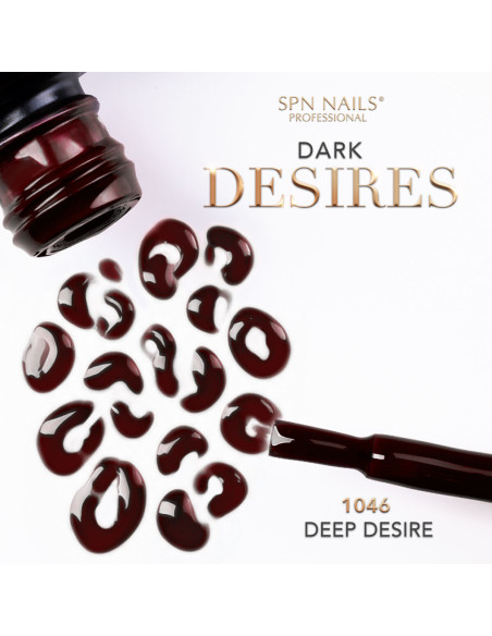 Hybrid Nail Polish 1046 Deep Desire UV LaQ 8ml