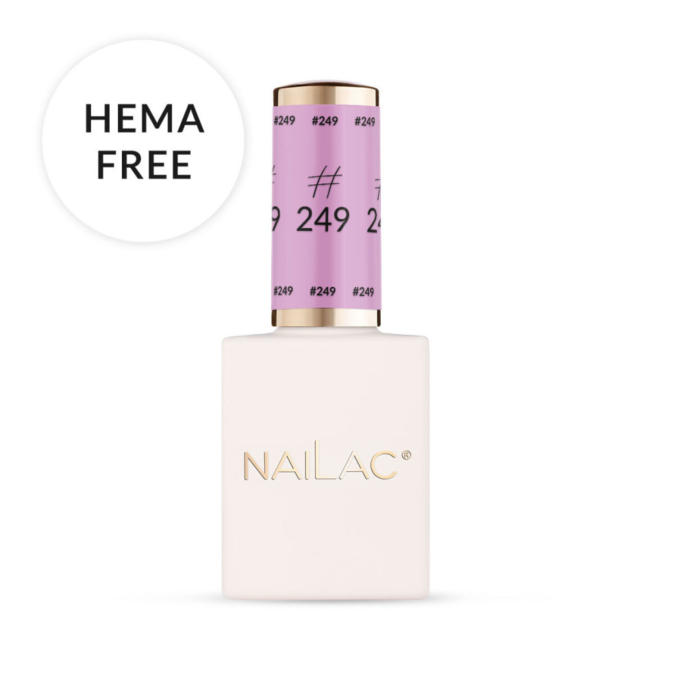 #249 Lakier hybrydowy NaiLac 7ml fioletowy