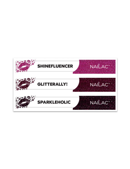 Stickers for color swatches for Glitter Gang Collection