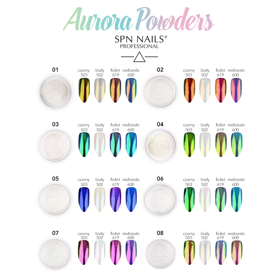 Pyłek Aurora - SPN Nails