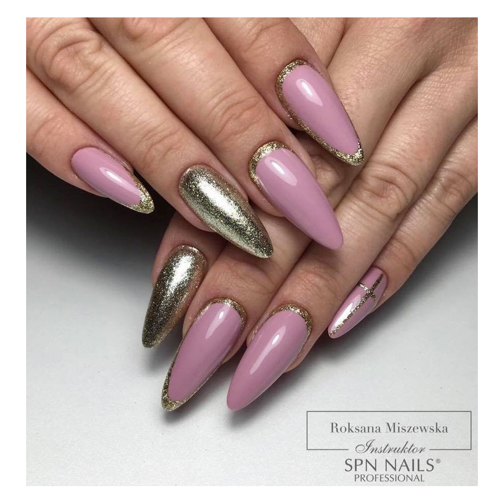 Różowy lakier hybrydowy 635 Keep Calm SPN Nails