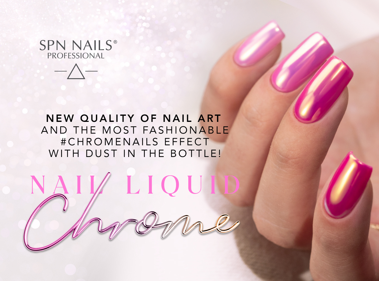 New quality of nail art and the most fashionalble #chromenails effect! -  SPN Nails