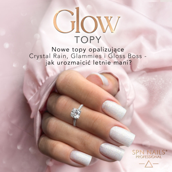 Jak urozmaicić letnie manicure? Nowe opalizujące topy Glow SPN Nails