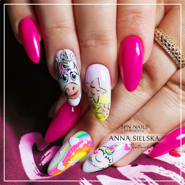 Fabulously colorful nail art for Children's Day!