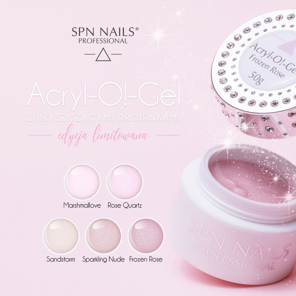 New, limited Acryl-O!-Gel with shimmering particles!
