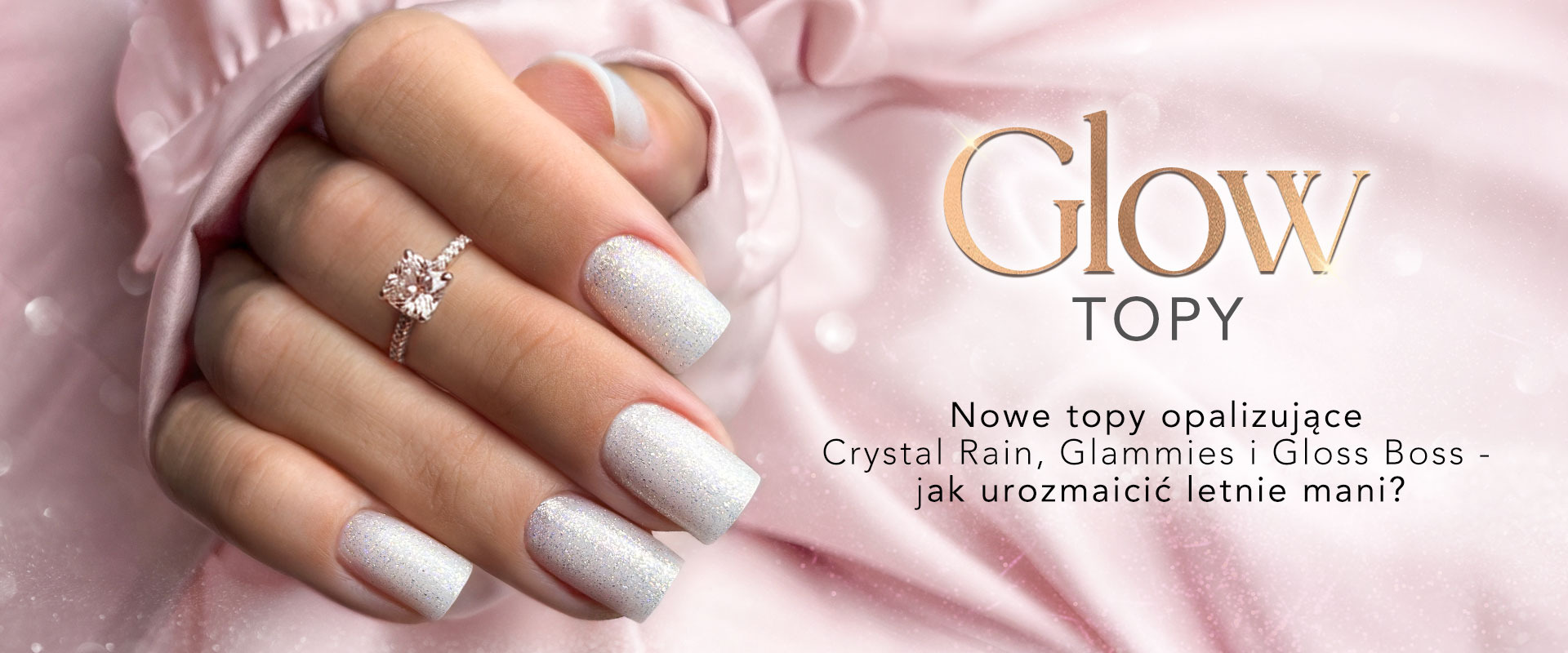 Jak urozmaicić letnie manicure? Nowe opalizujące topy Glow SPN Nails