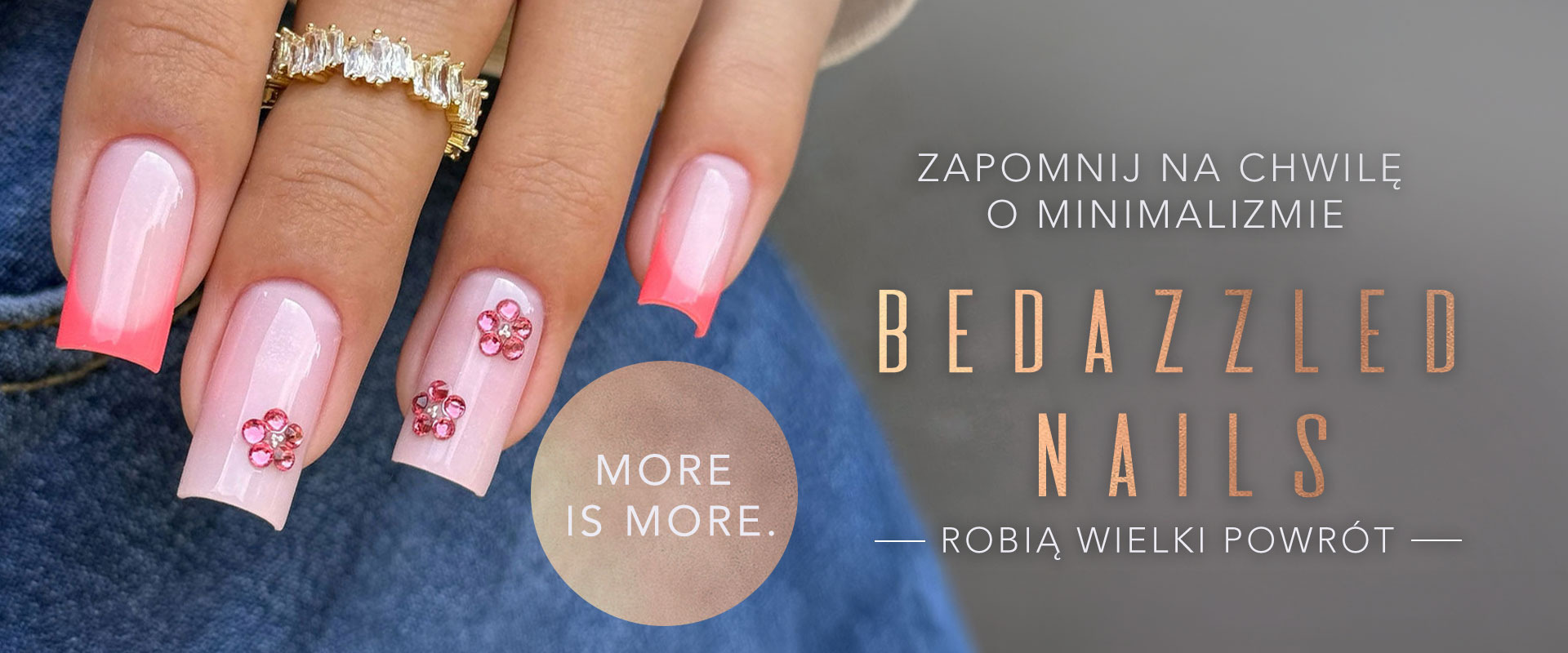 Bedazzled nails: manicure, który znowu chce błyszczeć